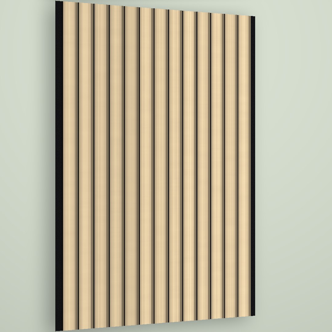 Linden Fluted Wall Panel — Natural