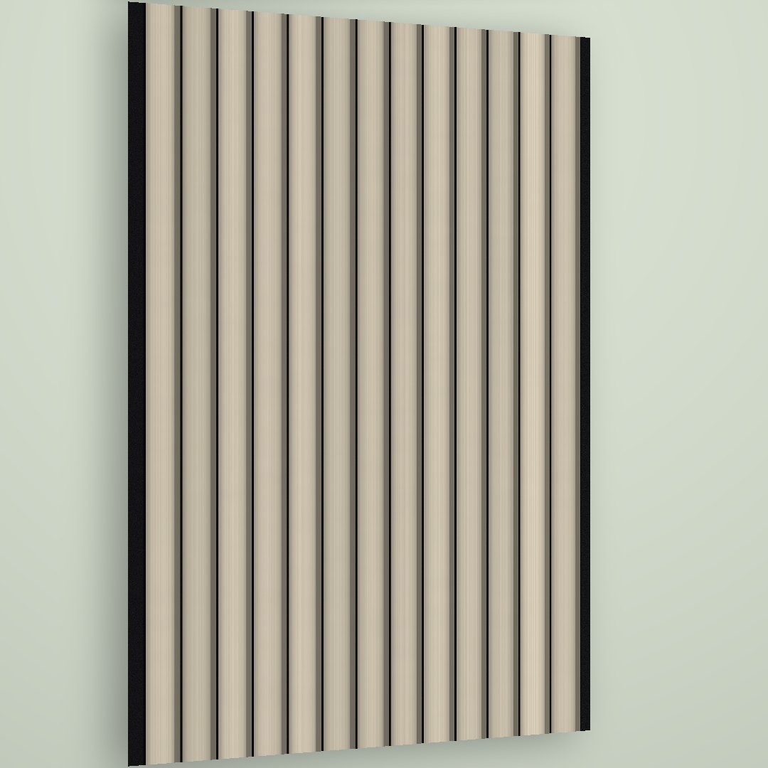 Linden Fluted Wall Panel — Sand